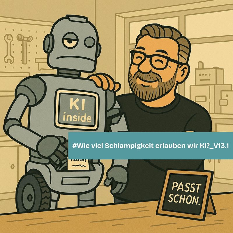 Titelbild für Episode: "Then there's a mistake... – How much sloppiness do we allow in AI?"
