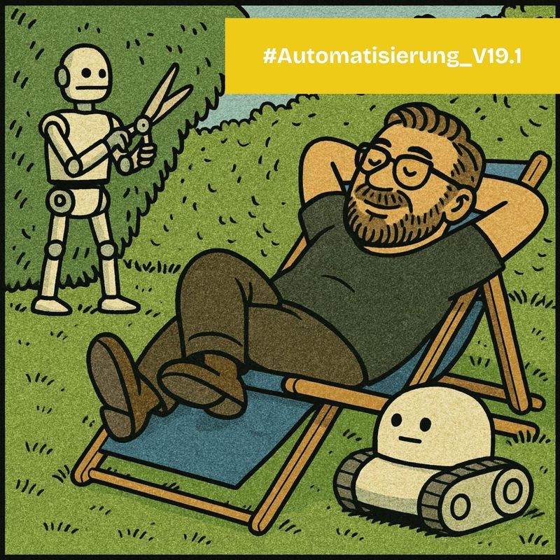 Titelbild für Automatisieren wie ein Nerd – aber mit Business-Nutzen