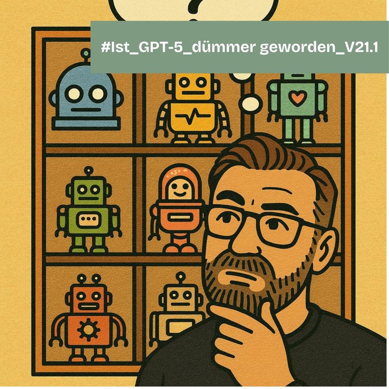 Titelbild für Episode: GPT-5 ist da – aber warum fühlt es sich dümmer an?