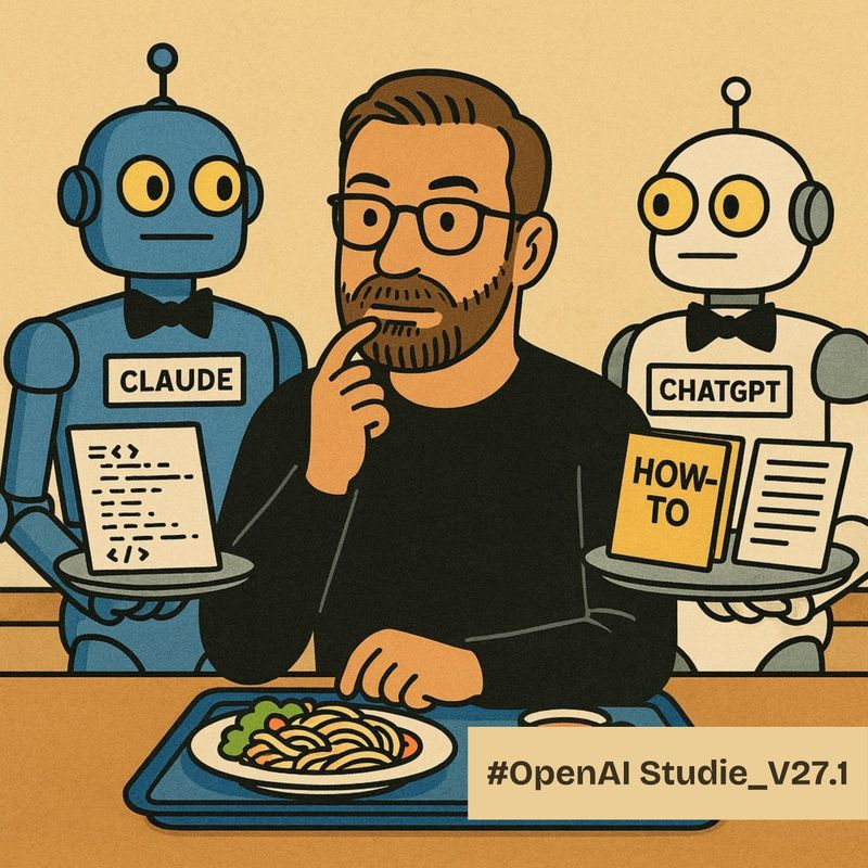 Titelbild für ChatGPT vs. Claude – What we really do with AI
