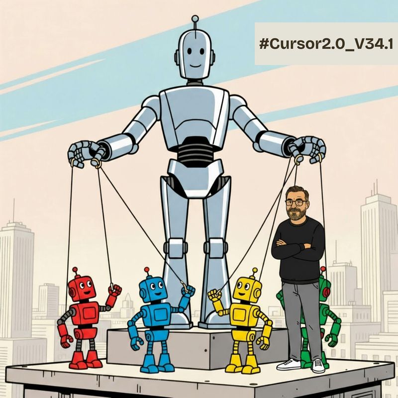 Titelbild für Cursor 2.0 – Zwischen Denken und Delegieren