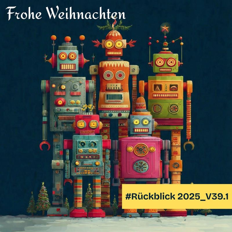 Titelbild für Episode: KI-Rückblick am Glühweinstand – was von AGI, Prompt Engineering und Vibe Coding geblieben ist